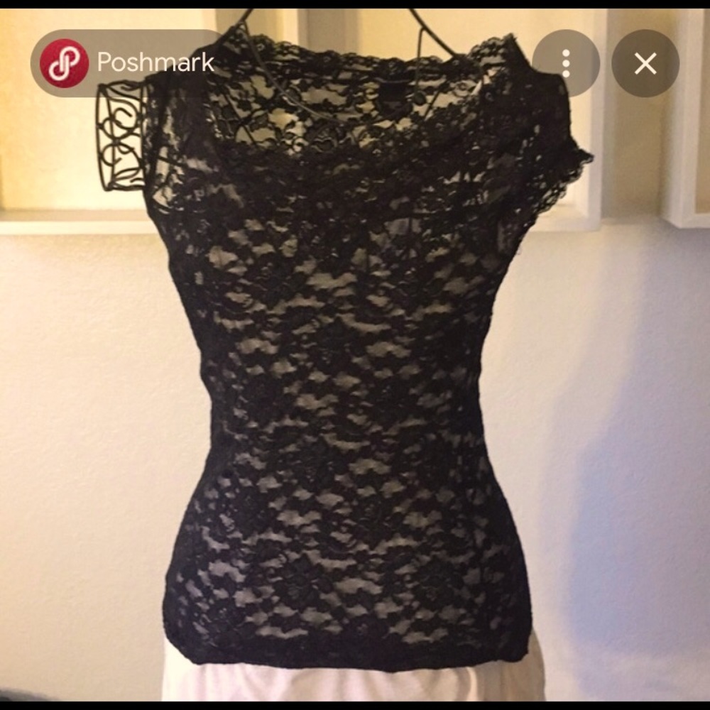 Black Lace Victoria Secret Shirt